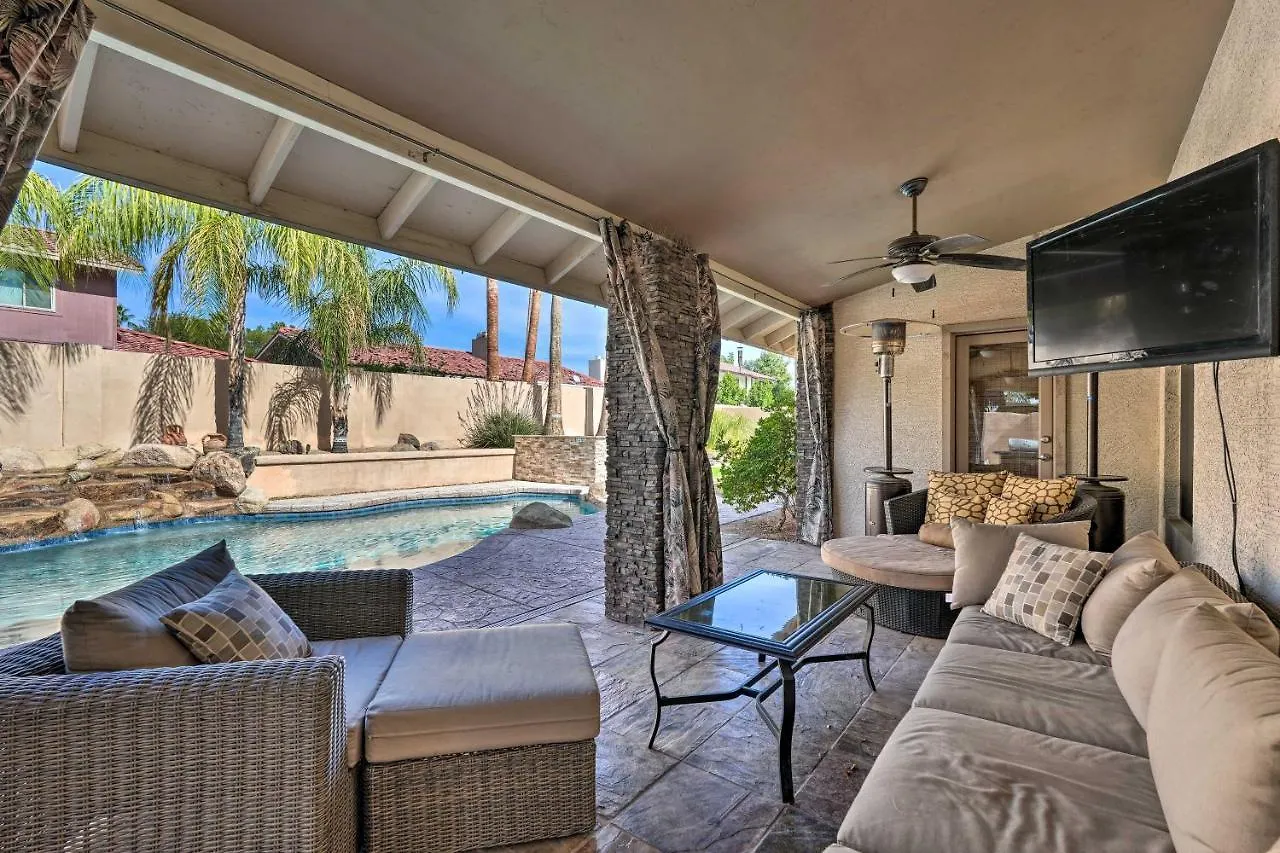 Spacious Scottsdale Home Pool And Covered Patio Phoenix